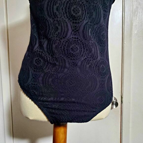 Catalina Black One Piece Swimsuit Size Large - Picture 7 of 10